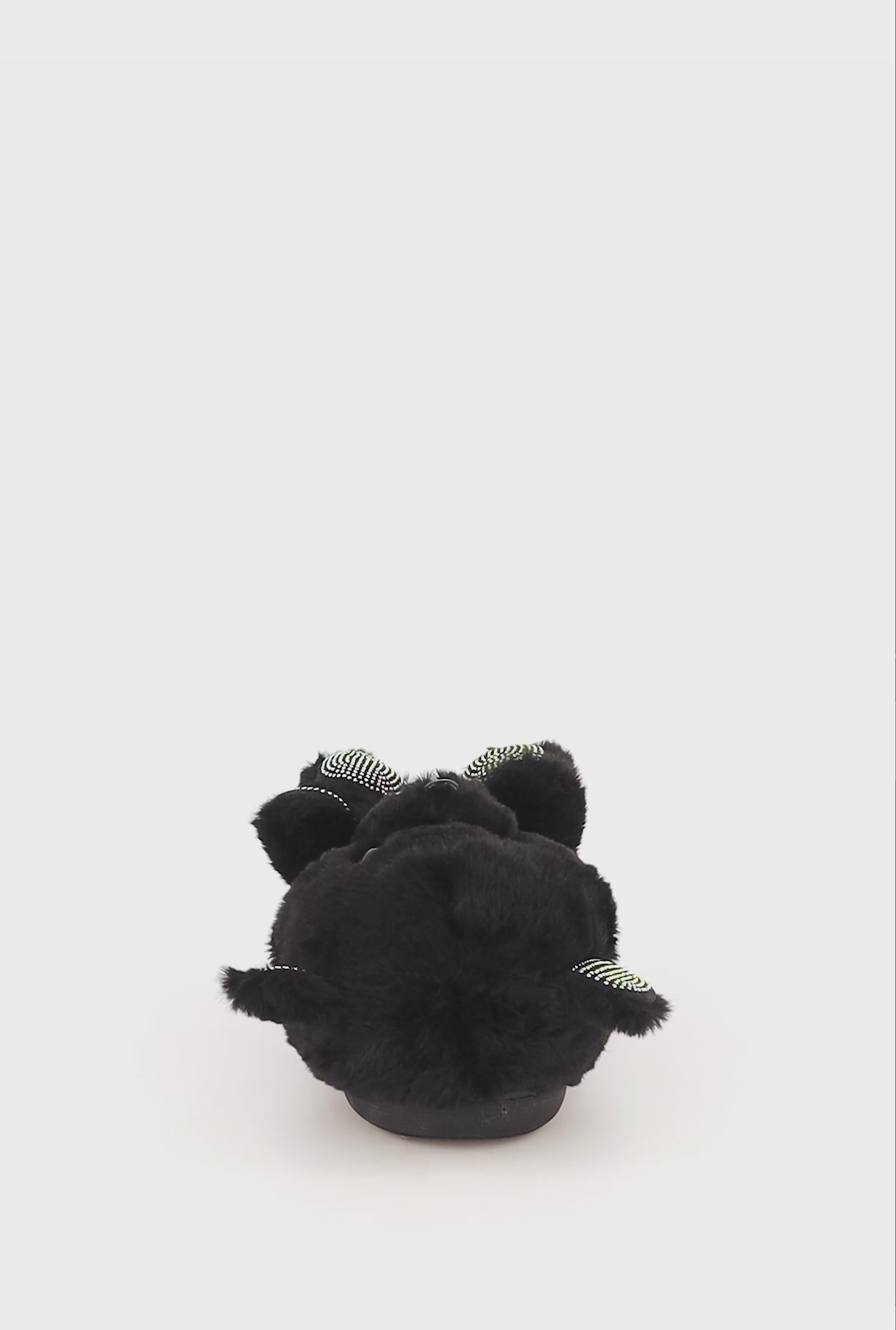 Faux Fur Teddy Bear Slippers