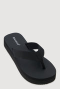 Open Toe Low Platform Flip Flops