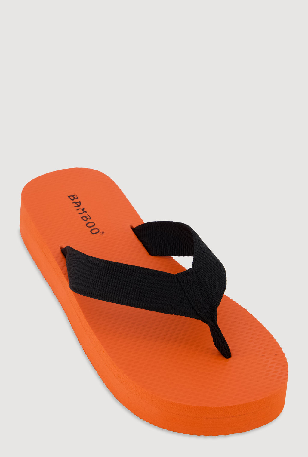 Open Toe Low Platform Flip Flops