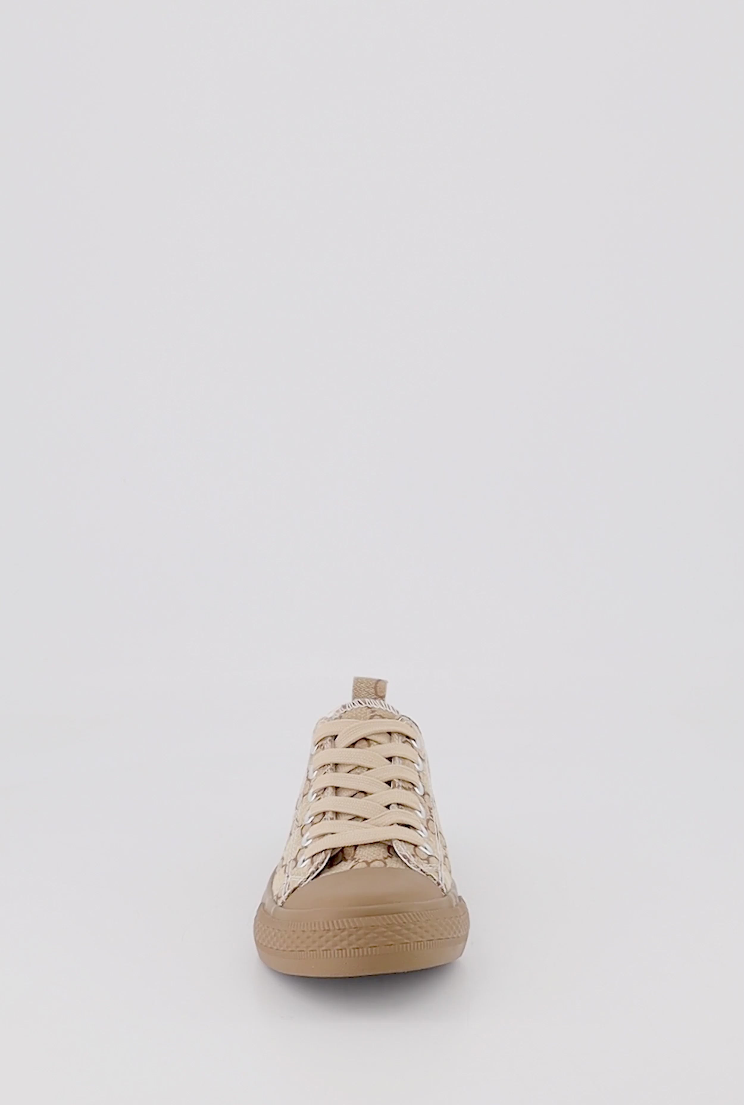 Lace Up Low Top Canvas Sneakers