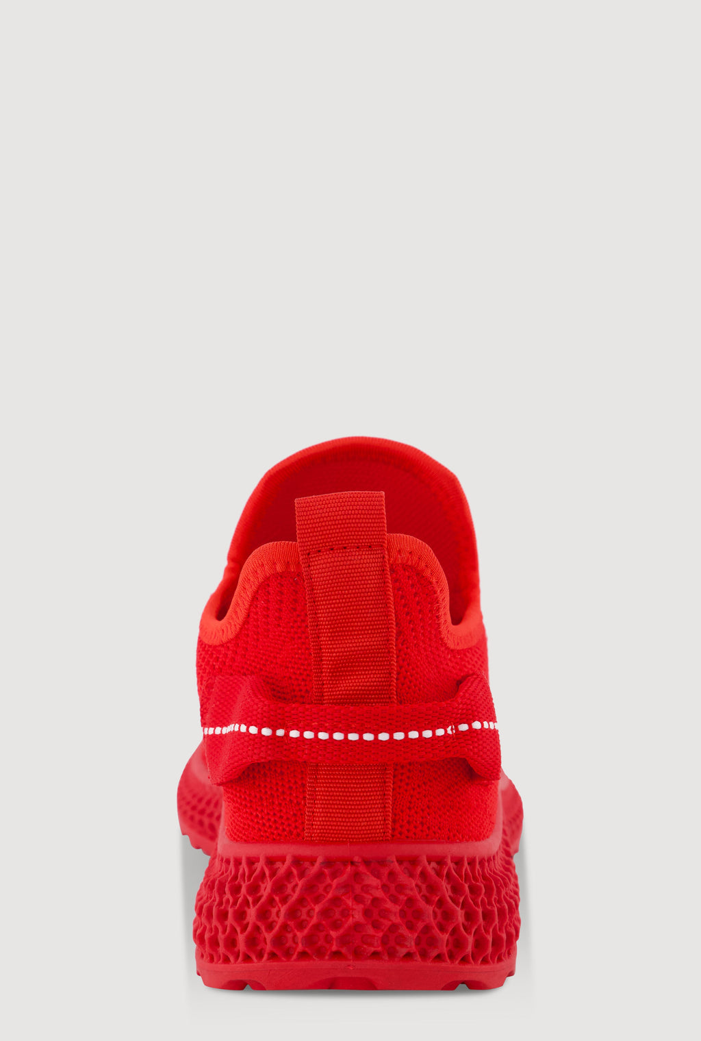 Textured Knit Lace Up Slip On Round Toe Sneakers