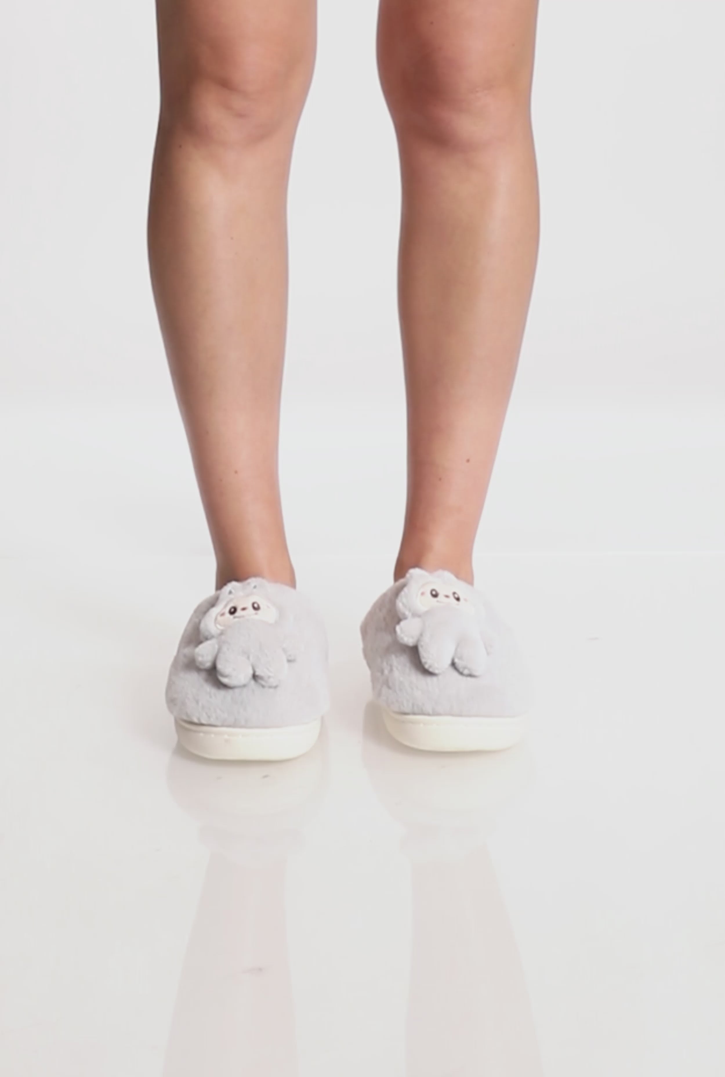 Fluffy 3D Monster Slippers