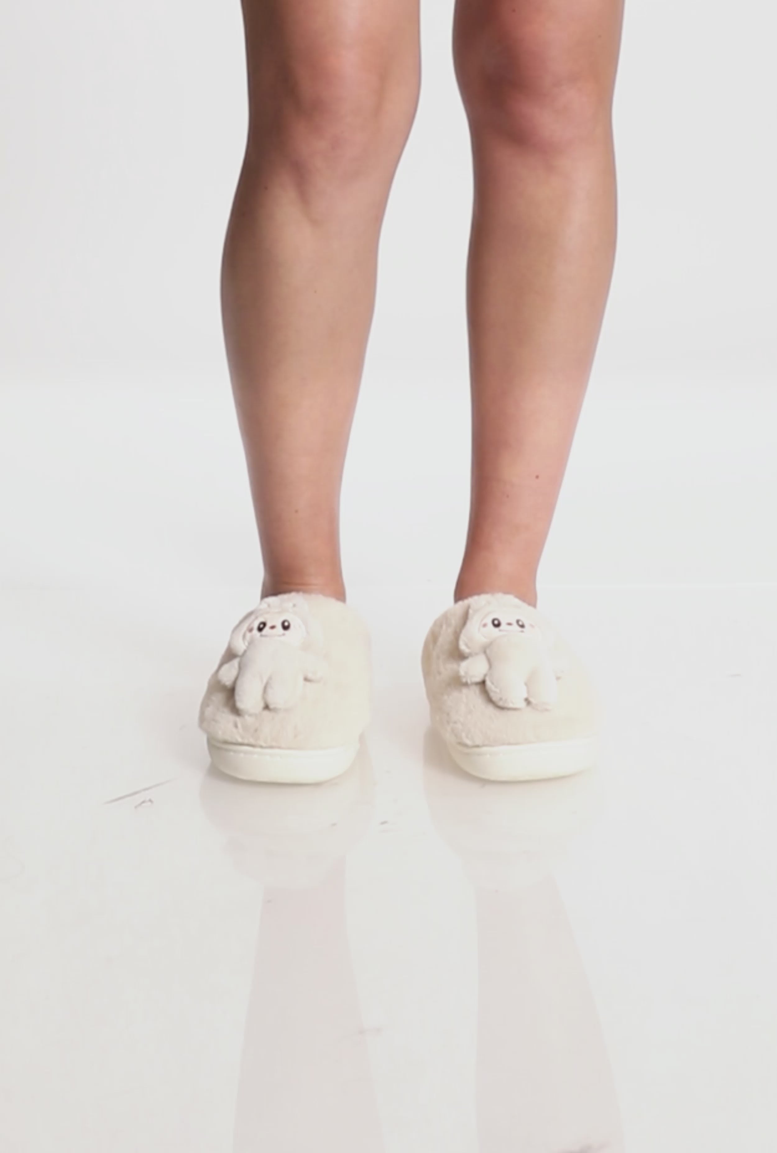 Fluffy 3D Monster Slippers