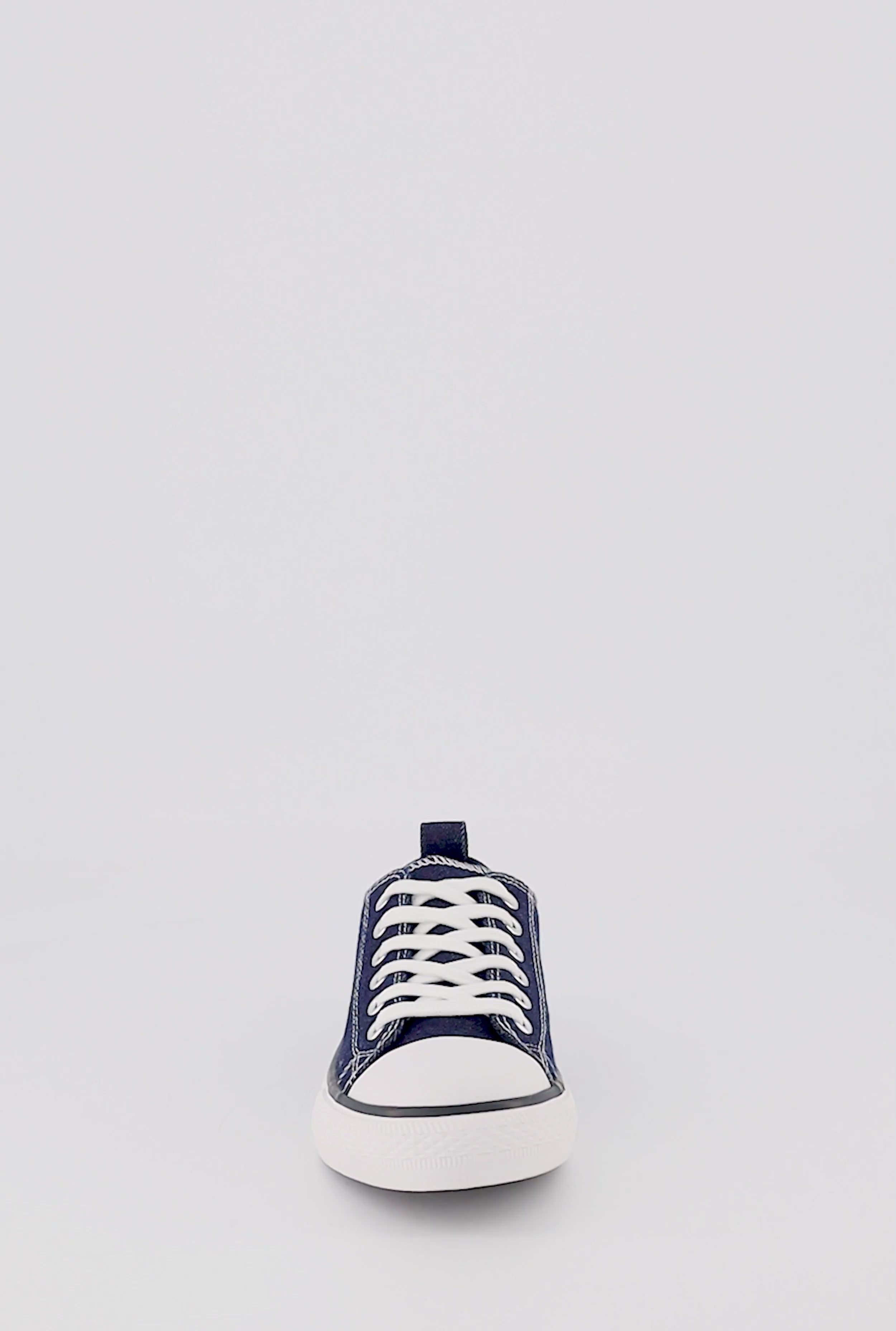 Lace Up Low Top Canvas Sneakers